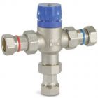 Temperature protection blending valve