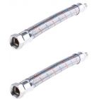 1" Flexible Hose Set - 600mm length - Male & Female Connection 