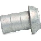 108mm Male Perrot x 102mm Perrot Hosetail Galvanised Steel Heavy Model Quick Coupler Adaptor