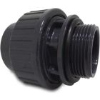 Profec 90mm x 3" PVC-U Union Coupler With O-Ring 10 Bar Male Thread Glue Socket