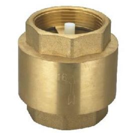 Brass non-return valve hot cold water 110degC rating 1"bsp NRV100HT 