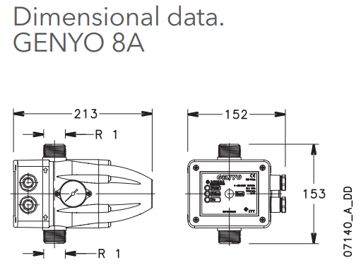 Lowara Genyo 8A/F22 Elektronischer Druckregler – ClimaConvenienza