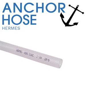 Hermes Clear Braided PVC Air Hose - 30m Coil Size Only