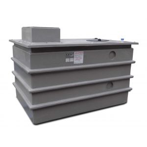 1230 Litre One Piece Break Tank - 25mm Insulated with Raised Float Valve Box