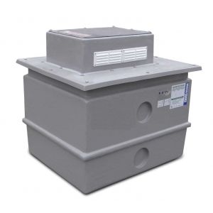 255 Litre One Piece Break Tank - 25mm Insulated with Raised Float Valve Box