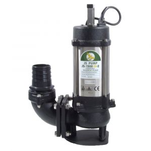 JS 1500 SV MAN - 3" Submersible Sewage & Waste Water Pump Without Float Switch 240v