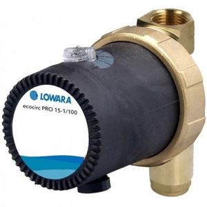 Lowara Ecocirc Pro 15-1/65B 1/2" Bronze Circulator 240v