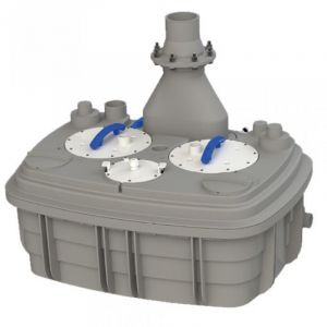 Saniflo Sanicubic 2 XL Heavy Duty Macerator for Toilet, Basin, Bath, Bidet and Multiple Grey Water Appliances 415v