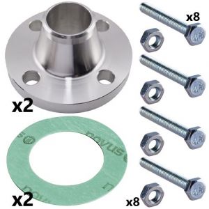 100mm Stainless Steel Weld Neck Flange Set for CRN(E) 64 and CRN(E) 95 (2 sets inc)