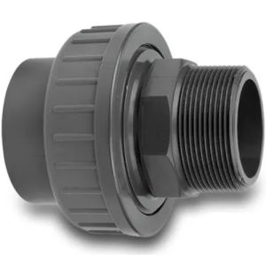 VDL PVC-U 16 Bar Male Thread Union Adaptor