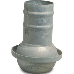 Male Part Italian x Hose Tail Italian Galvanised Steel Coupler