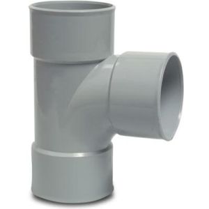 Bosta PVC-U 87° Drainage T-Piece KOMO Glue Socket