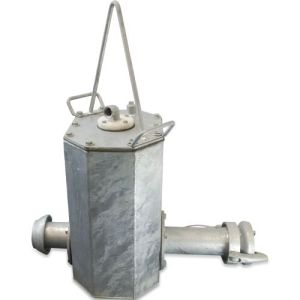 Female Perrot x Male Perrot Galvanised Steel De-Aeration Unit With Quick Couplers