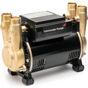 Salamander CT Force 30PT 3.0 Bar Brass Twin Positive Head Shower Pump with Noise Vibration Reduction Technology