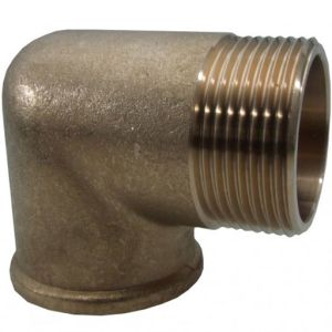 3" (76mm) Brass Elbow