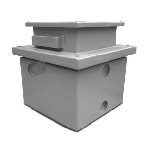 110 Litre One Piece Break Tank - 25mm Insulated with Raised Float Valve Box