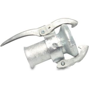 Female Perrot x Perrot Socket Galvanised Steel Quick Coupler Adaptor For PE Pipe