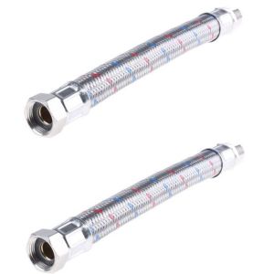 1" Flexible Hose Set - 600mm length - Male & Female Connection