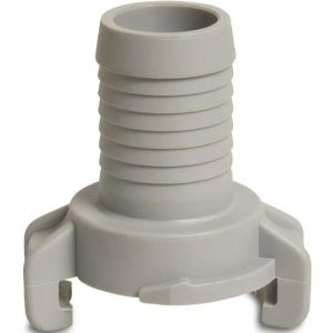 Plastic Quick Coupler With Hose Tail 8 Bar