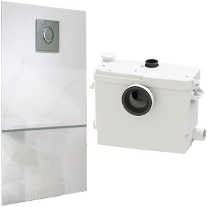 Saniflo Saniwall Pro Up Style (Carrara Marble) Frame & Macerator 240v