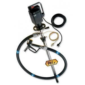 Lutz Drum Pump Set for Hazardous Fluids (Complete Drum Drainage) MEll 3 240v Motor 1200mm Immersion Depth