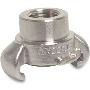 Stainless Steel Quick Coupler With Female Thread 12 Bar