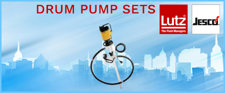 Lutz Pump Sets 5 for Concentrated Acids and Alkalis