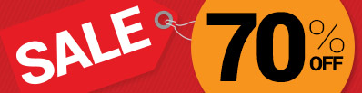 70pc Off Sale Promotion