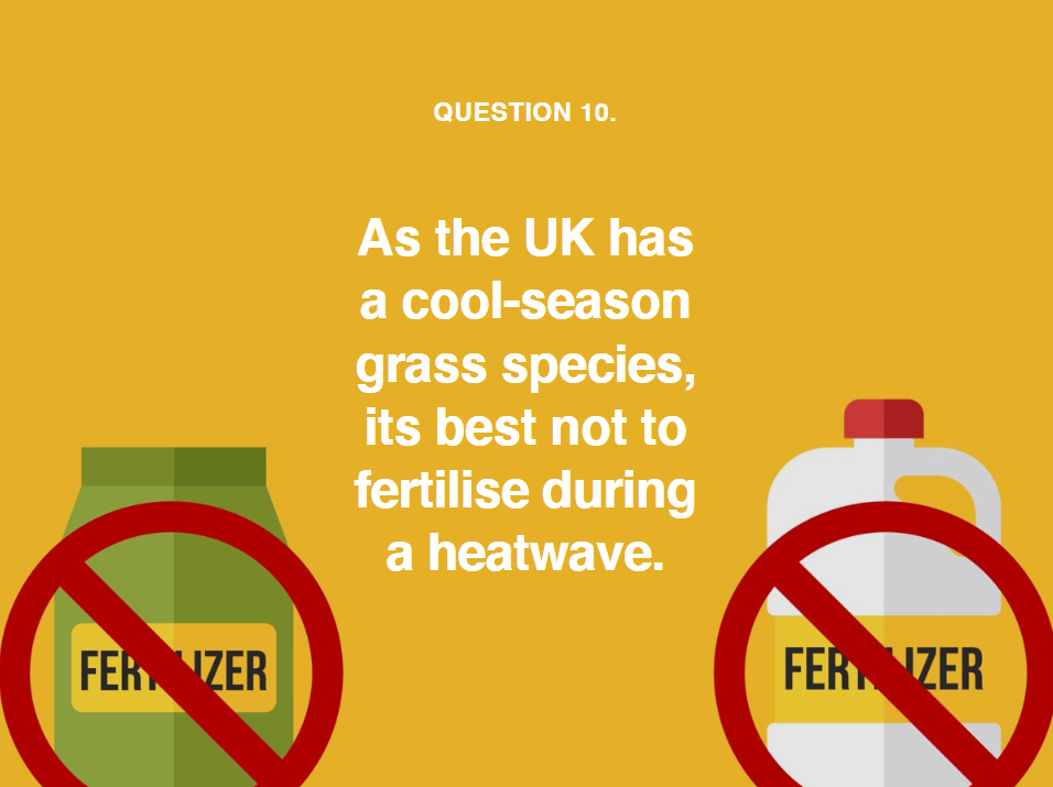 image telling you not to fertilise during a heatwave