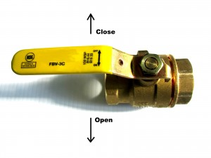 image showing how to check water supply