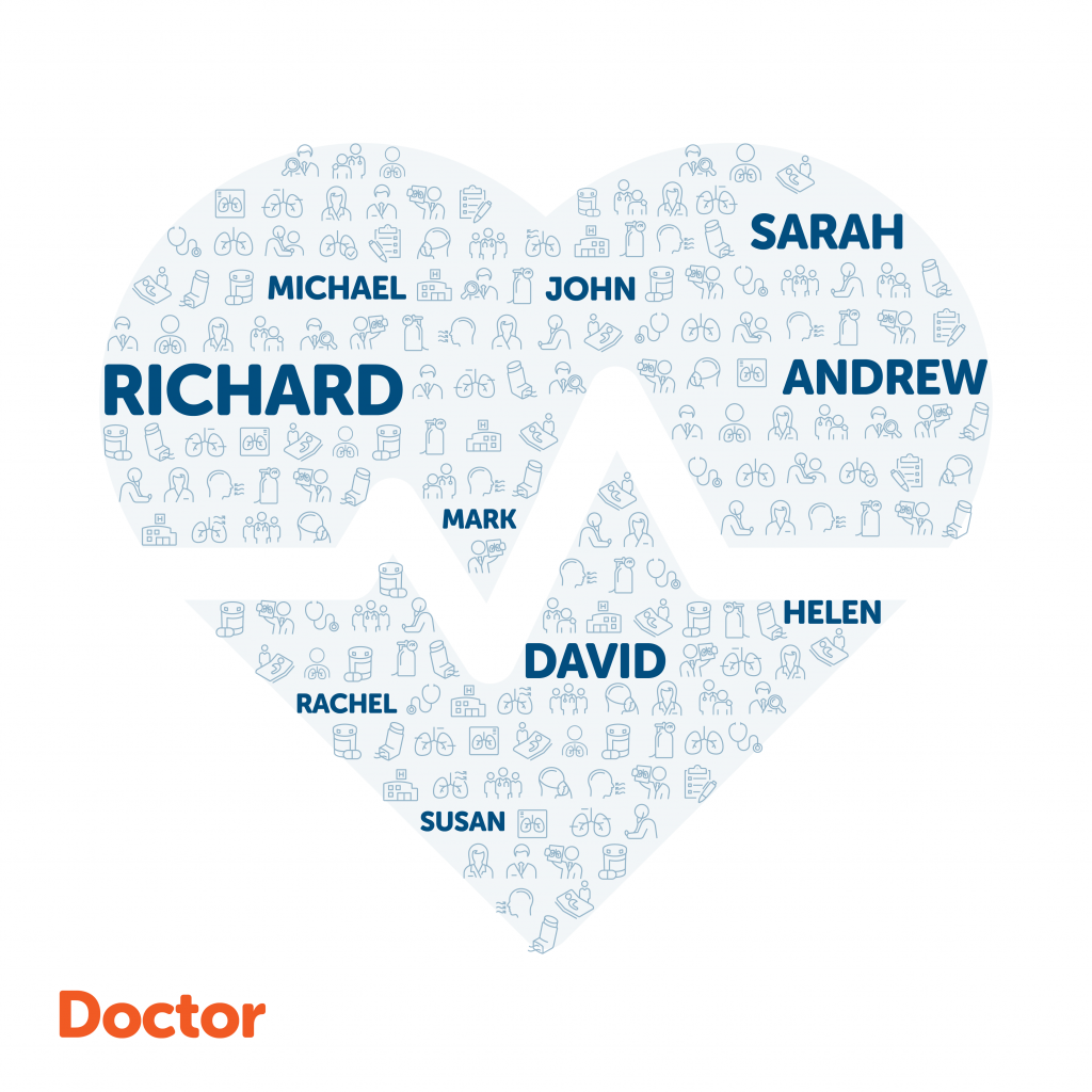 image showing the most common name for a doctor